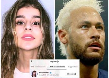 اللاعب “نيمار” يتابع المغربية كوثر بامو على إنستغرام