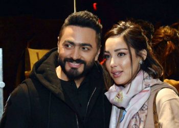 أحدث ظهور لبسمة بوسيل بعد وفاة والدها (صور)