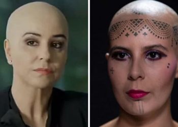 “صلعة”يسرى طارق وسامية اقريو بين الحقيقي والمزور