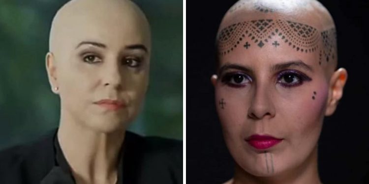 “صلعة”يسرى طارق وسامية اقريو بين الحقيقي والمزور