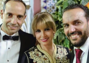 فاطمة خير رفقة زوجها سعد التسولي في عمل فني مشترك