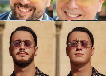 بالصور٠٠فنانين بدون لحية وتعليقات فكاهية من السوشيال ميديا