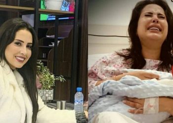 بالصور٠٠الممثلة ابتسام العروسي تضع مولودها الأول