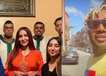 بالصورة٠٠الكوميدي باسو يقصف مؤثرة مغربية بسبب الغمازات