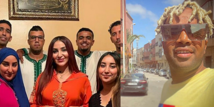بالصورة٠٠الكوميدي باسو يقصف مؤثرة مغربية بسبب الغمازات