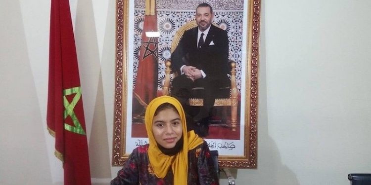 التلميذة سارة الضعيف وصيفة بطل تحدي القراءة العربي