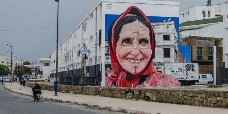 “جدار فن الشارع الرباط” يزين  عاصمة الانوار