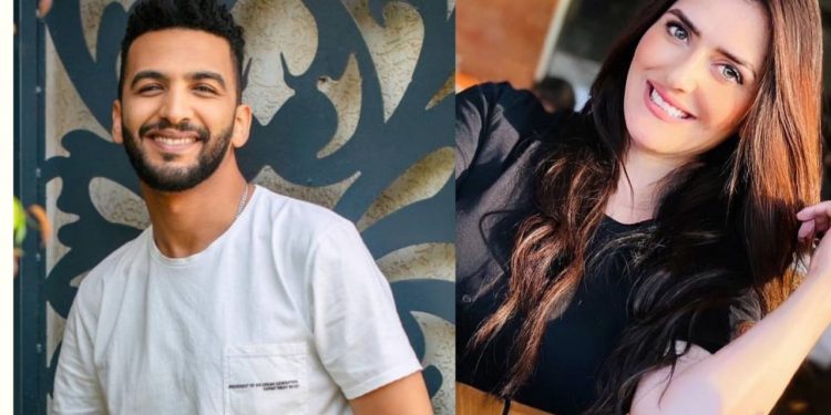 بالصورة٠٠نرجس الحلاق رفقة مهدي فولان  يتبادلان الحب من خلال مواقع التواصل الإجتماعي