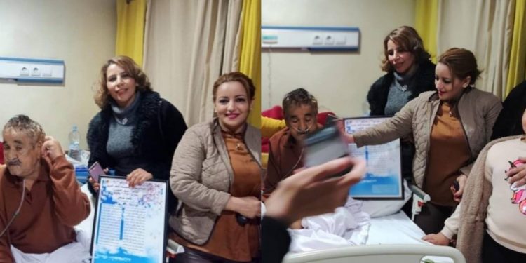 البرلمانية أروهال تساهم في التكفل بعلاج الفنان الأمازيغي “بيزماون” من طرف وزارة الثقافة (صورة)