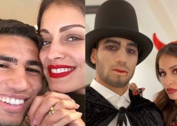 بسبب احتفاله بالهالوين٠٠أشرف حكيمي يتعرض لإنتقاذات لاذعة (صور)