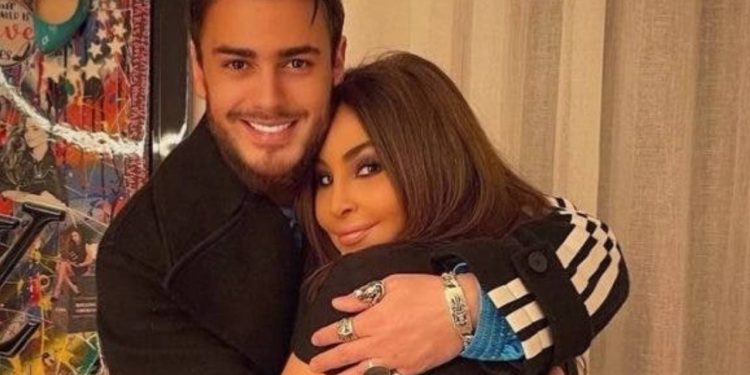 في حضن سعد المجرد٠٠إليسا تعترف بحبها له (صورة)