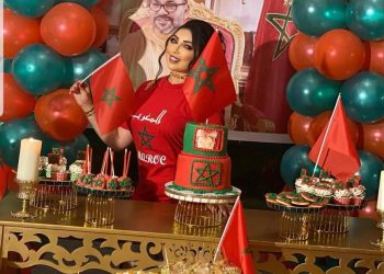 هكذا احتفلت دنيا بطمة بذكرى المسيرة الخضراء