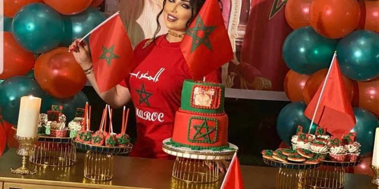 هكذا احتفلت دنيا بطمة بذكرى المسيرة الخضراء