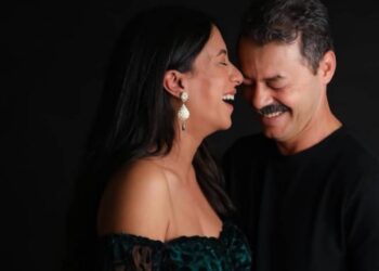بعد طلاقه من جميلة الهوني٠٠أمين الناجي ينجب الطفلة الأولى من زوجته سندس (تفاصيل)