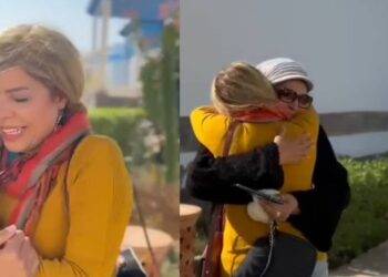 بالدموع٠٠بعد عشر سنوات من الفراق عمل فني يجمع بين بشرى إيجورك وفضيلة بنموسى (صور)