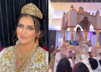 بالرغم من غياب طليقها٠٠نرجس الحلاق فوق العمارية تحتفل بعقيقة ابنتها (صور)