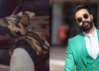 “مول البندير”٠٠يطمئن جمهوره عن حالته الصحية بعد تعرضه إلى حادث سير (صورة)