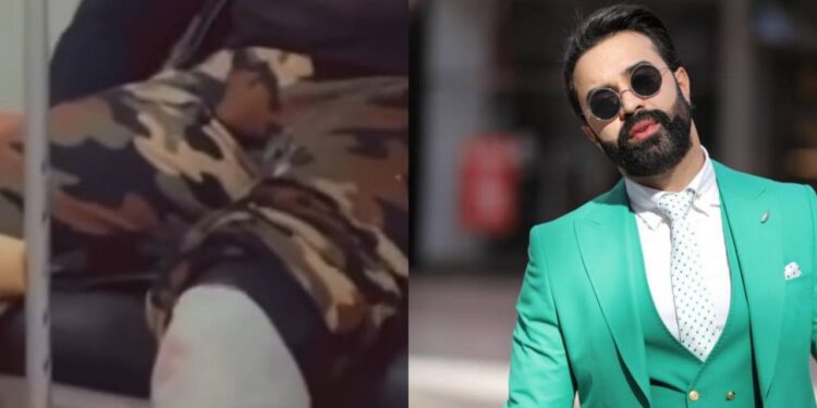 “مول البندير”٠٠يطمئن جمهوره عن حالته الصحية بعد تعرضه إلى حادث سير (صورة)