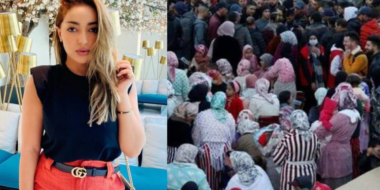 فنانة مغربية تنفجر في وجه الحشود المتجمعة قرب مكان تواجد الطفل ريان: “الجوقة لاش٠٠الزحام كيزيد من الخطر”