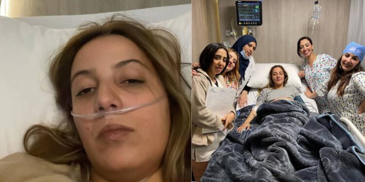 لهذا السبب٠٠الكوميدية لبنى الجوهري تنقل إلى المستشفى: “نص دحياتي دوزتها فالسبيطارات” (صور)