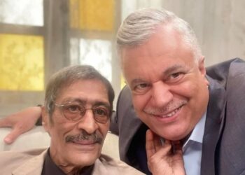 بعد أزمته الصحية٠٠نور الدين بكر يعود إلى شاشة التلفزيون (صورة)