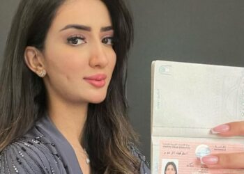 ملكة جمال العرب٠٠المغربية شروق تحصل على الإقامة الذهبية لدولة الإمارات