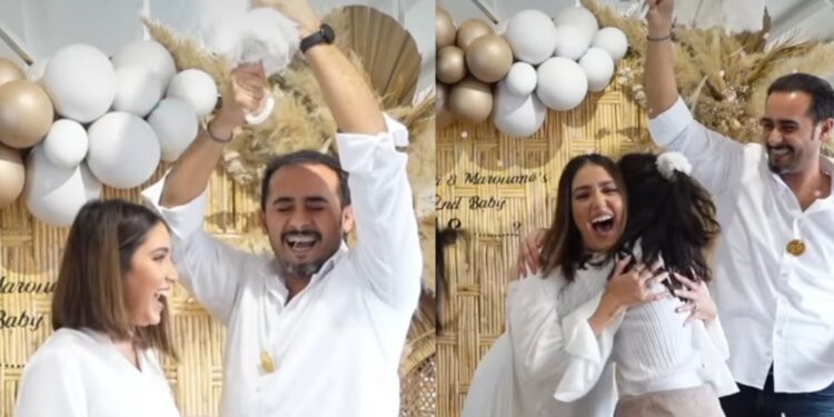 بهذه الطريقة٠٠اليوتيوبوز روعة بيوتي تكشف عن جنس جنينها (صور)