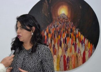 معرض تشكيلي للفنانة نجوى الهيثمي بطنجة