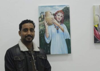 معرض تشكيلي للفنان اليمني خالد صالح بريك بالحسيمة