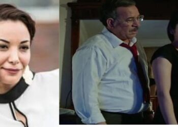 لبنى أبيضار بطلة “الزين لي فيك” تسخر من المشد الذي جمع إدريس الروخ و سارة بيرليس