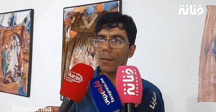 وجدة.. افتتاح المعرض التشكيلي للفنان جلال عيسى برواق الفنون