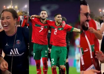 حوار طريف بين شقيقة أشرف حكيمي و الاعلامي رشيد العلالي (فيديو)