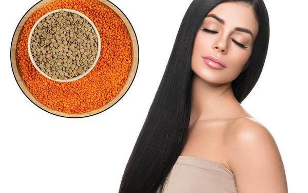 إليكي أفضل خلطات العدس لتطويل الشعر