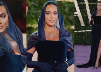 جورجينا تخطف الأنظار في أحدث ظهور لها بالحجاب