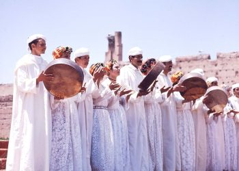 إسدال الستار على   مهرجان أحيدوس بعين اللوح