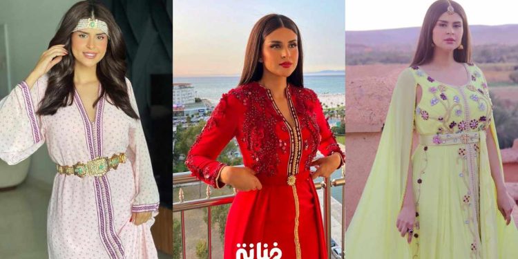 أجمل إطلالات الفنانة سلمى رشيد بالقفطان المغربي (صور)