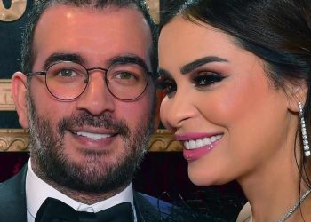 بهذه الطريقة٠٠صفاء حبيركو تهنئ زوجها بعيد ميلاده (صورة)
