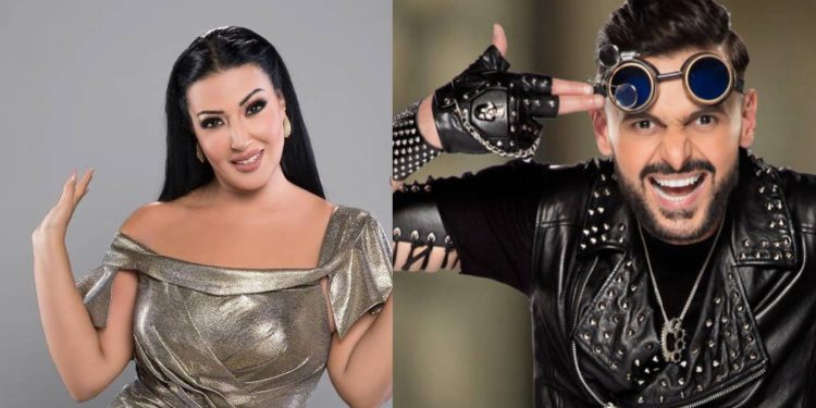 بسبب مقالب رمزي جلال٠٠ممثلة عربية تتعرض للكسر