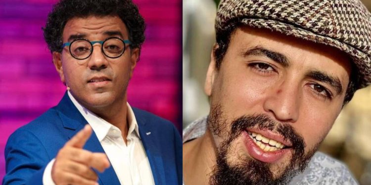 بسبب الكاميرا خفية٠٠هاشم بسطاوي يقذف مراد العشابي ويصفه ب”دمدومة”