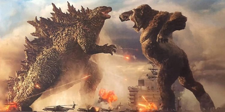 فيلم غودزيلا وكونغ يتصدر شباك التذاكر
