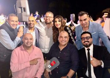 ياسر عماد وسحر الصديقي في مهرجان بين الثقافتين بجزر الكناري
