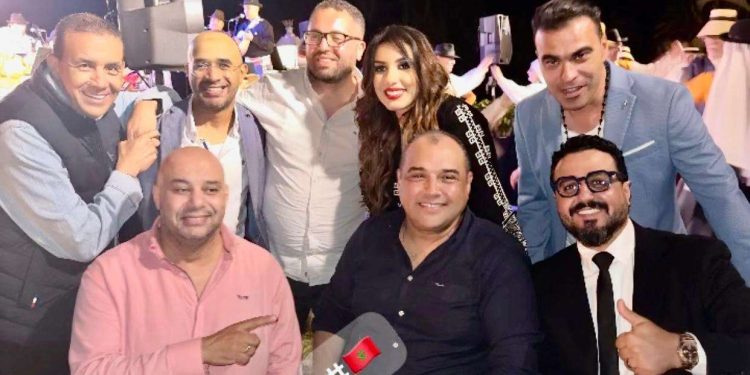 ياسر عماد وسحر الصديقي في مهرجان بين الثقافتين بجزر الكناري