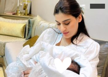 بالصور..الممثلة مريم باكوش تضع مولودها الأول وهذا هو الإسم الذي اختارته له