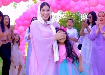 شيماء حدوش تحتفل بعيد ميلاد ابنتها “وردة” وسط احتفال ضخم (فيديو)