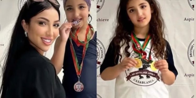 بالرغم من غياب والدتها..غزل الترك تحقق المرتبة 1 في مسابقة السباحة