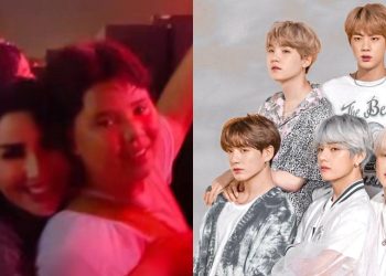 بالصور..سعيدة شرف رفقة ابنها في عرض فرقة BTS بمهرجان موازين