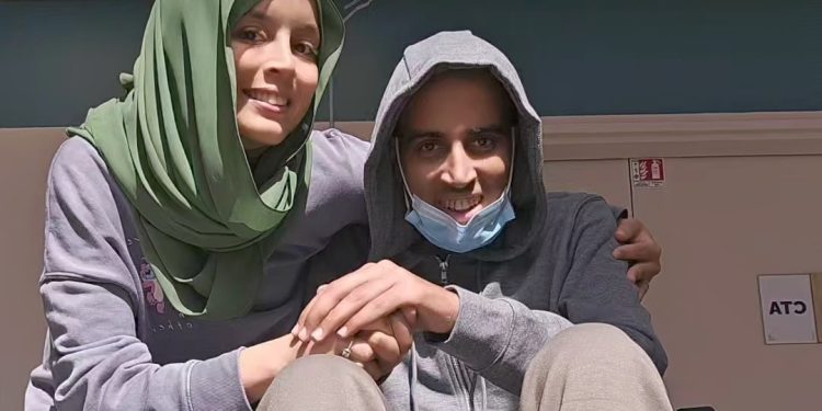 خديجة تعلن عن تدهور الحالة الصحية لزوجها ..تفاصيل