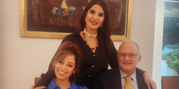 بسبب فيلم “في حب تودا”..نسرين الراضي تلتقي بسفير صاحب الجلالة لدى الجمهورية الإيطالية