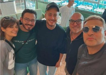 سعد لمجرد يجتمع بالفنان المصري أحمد زاهر..صورة