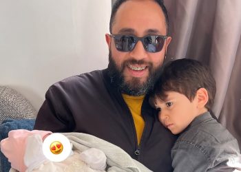 الكوميدي مهدي بلعياشي يستقبل ثاني مولود..صورة